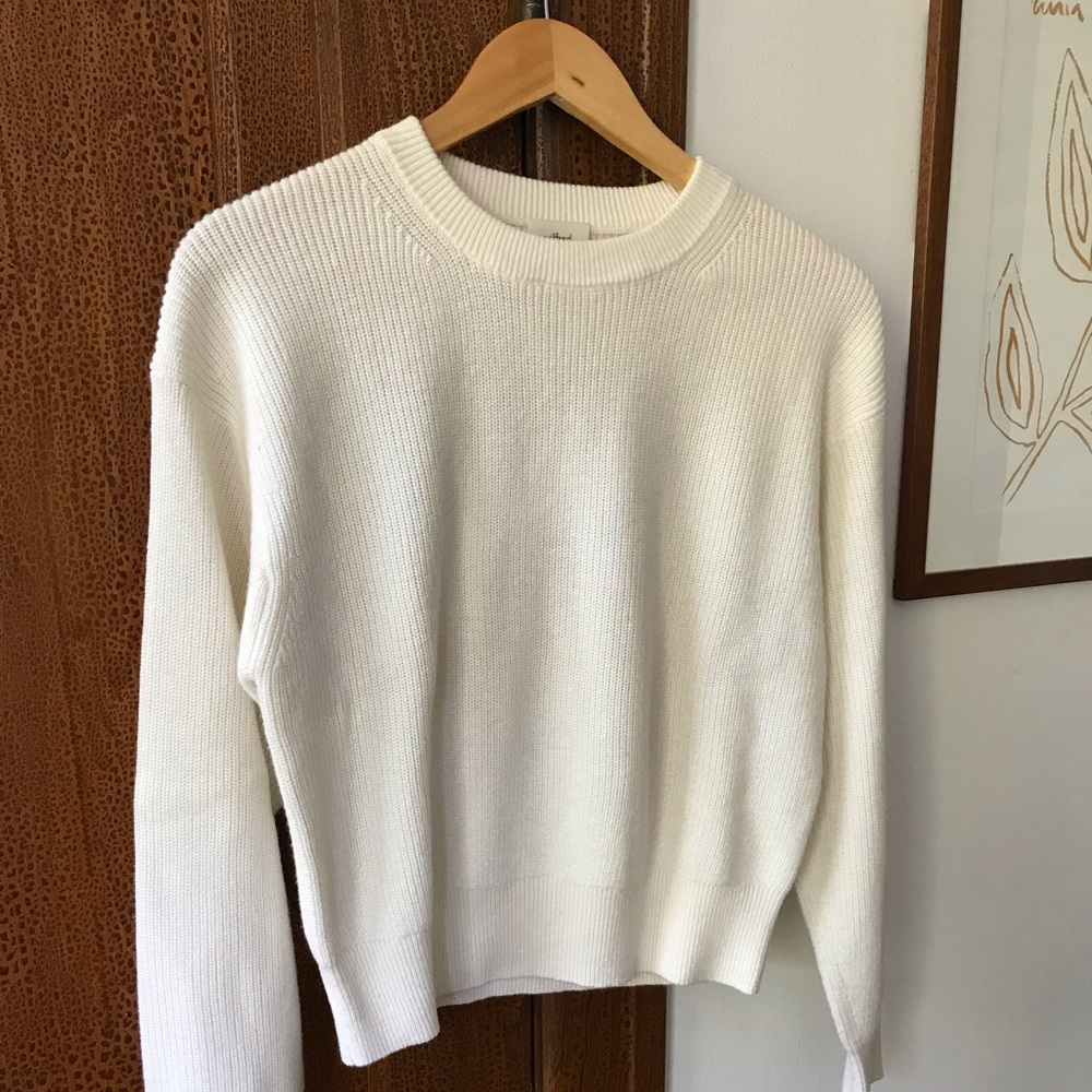 Aritzia Wilfred off-white sweater